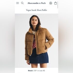 A&E Camel Puffer Jacket